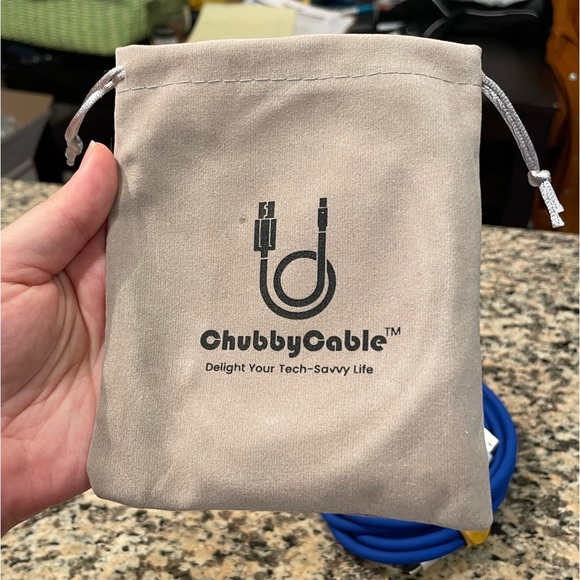 New Chubby Cable 3.0 Matte Cobalt Blue Fast Charging Type C 13.1 FT Ret $40! - Picture 5 of 6